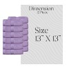 Home Weavers Elegance Essentials 550GSM 100% Cotton Zero Twist Super Absorbent Bath Towel Set - 2 of 4
