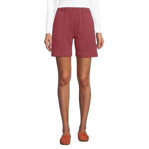 Lands' End Women's Sport Knit High Rise Shorts - 1 of 4