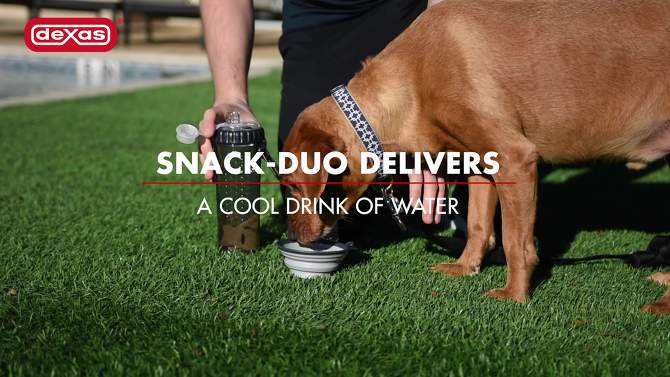 Dexas SnackDuo with Travel Cup - Blue, 2 of 8, play video