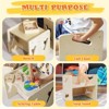 Aoibox Solid Wood Montessori Toddler Table and Chair Set Space-Saving Kids Activity Desk with Ergonomic Safety Features - 4 of 4
