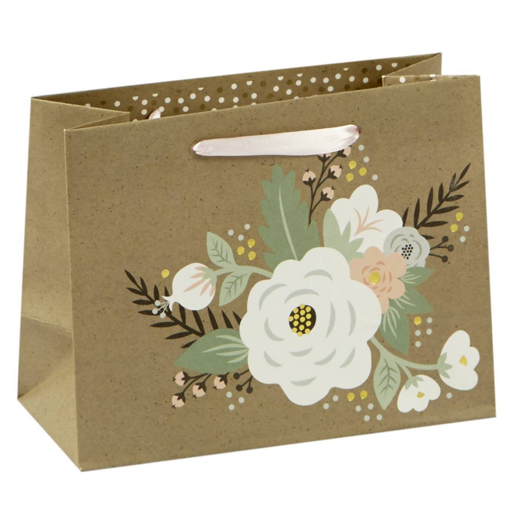 Photos - Other Souvenirs XSmall Floral Cub Gift Bag - Spritz™