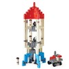 Hape: PolyM: Adventure Rocket - Red-Blue-White - 138pc Building Block Toy Set-2+ - 2 of 4
