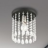 Livex Lighting Elizabeth 1 - Light Flush Mount in  Black - 4 of 4