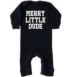 The Juniper Shop Merry Little Dude Baby Romper - 1 of 3
