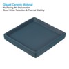 Unique Bargains Indoor Glazed Ceramic Water Retention Thermal Stability Plant Pot Saucers 3 Pcs - 3 of 4