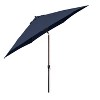 11' x 11' Aluminum Market Polyester Umbrella with Crank Lift - Astella - 2 of 4