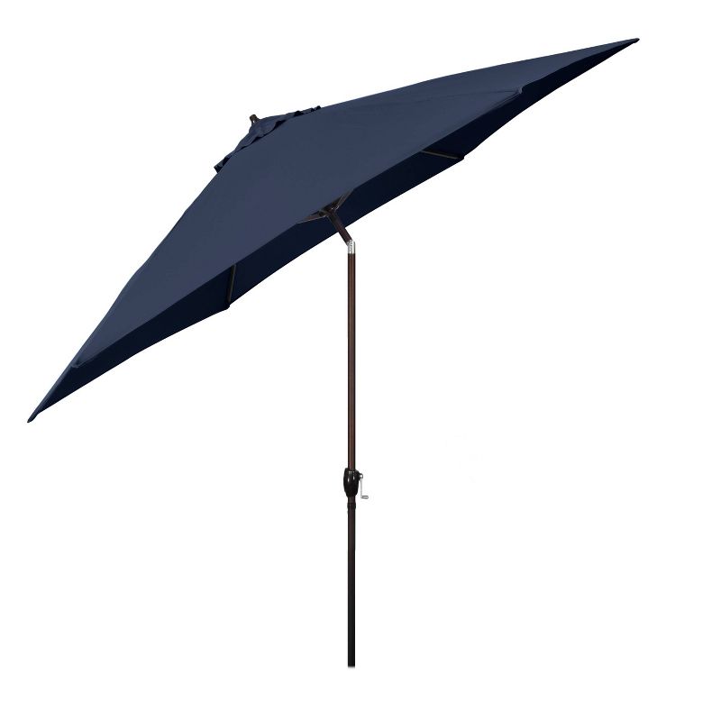 11&#39; x 11&#39; Aluminum Market Polyester Umbrella with Crank Lift Navy Blue - Astella, 2 of 7