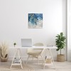 Stupell Industries Abstract Blue Gold Paint Design, 24" x 24" - 2 of 4