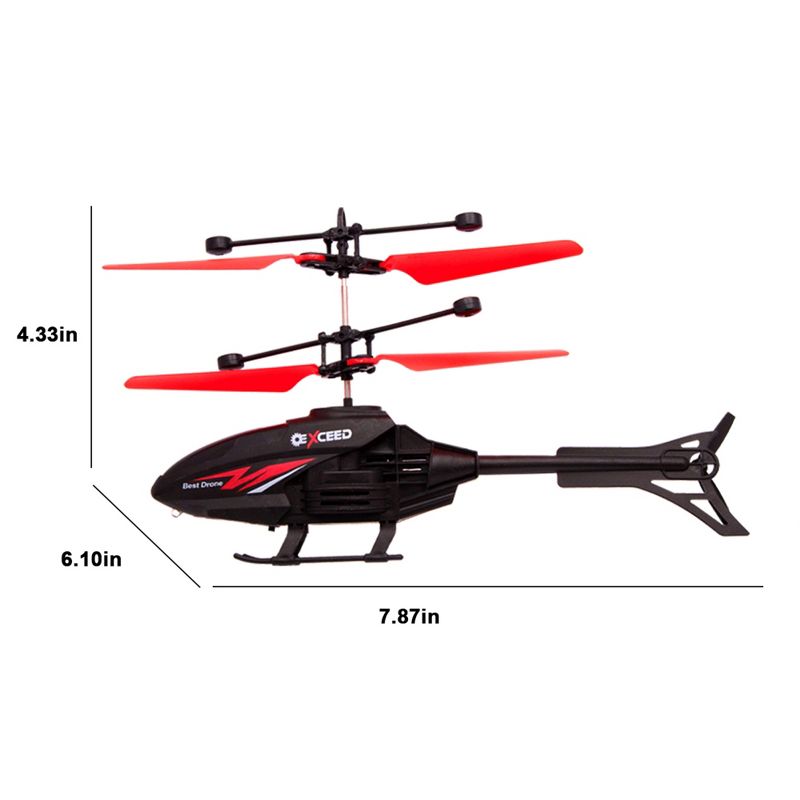 Link Remote Control Helicopter Flying Toy Gyro Stabilizer Infrared 2 Channel, 3 of 6
