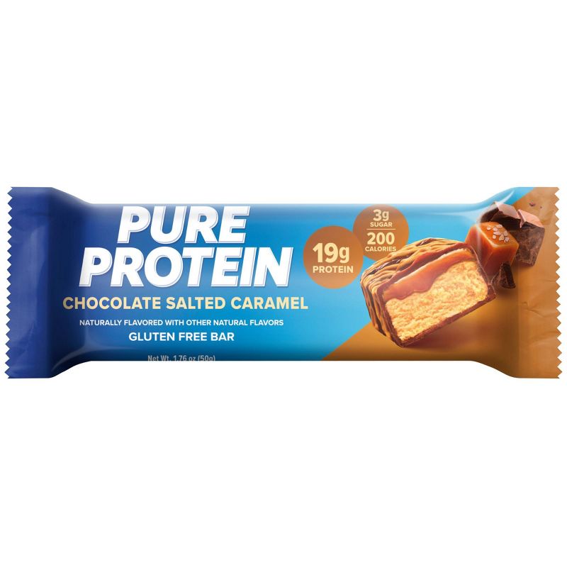 Pure Protein 19g Protein Bar - Chocolate Salted Caramel - 12ct, 3 of 8