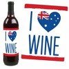 Big Dot of Happiness Australia Day - G'Day Mate Aussie Party Decorations for Women and Men - Wine Bottle Label Stickers - Set of 4 - 3 of 4