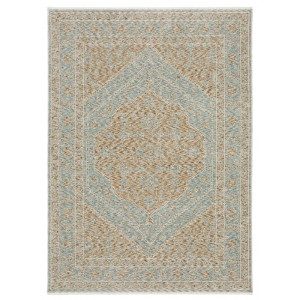 Oriental Weavers Echo ECH03 Brown /Pale Blue Indoor Area Rug - 5'3" x 7'6" - 1 of 4
