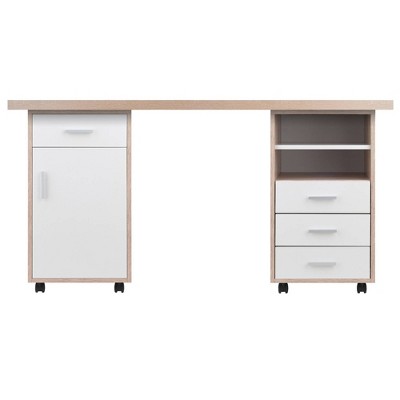 target desk with drawers