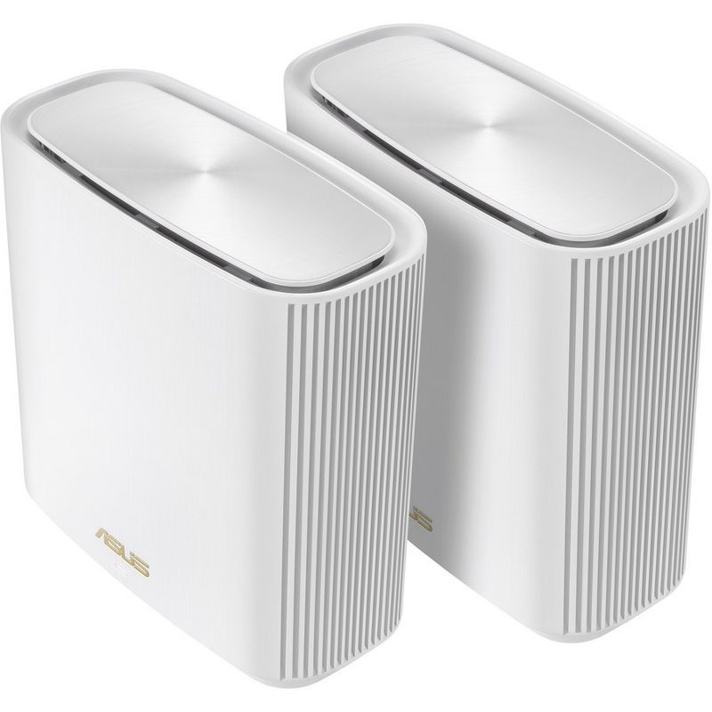 ASUS ZenWiFi Whole-Home Tri-Band Mesh WiFi 6E System (ET8 2PK), Coverage up to 5,500 sq.ft & 6+Rooms, 6600Mbps, New 6GHz Band, AiMesh,Instant Guard, 3 of 5