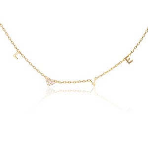 Benevolence LA 14K Gold Dipped Love Necklace - 1 of 4