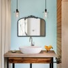 Ridstar 40 in. W x 31 in. H Black Arched Bathroom Mirror - 4 of 4