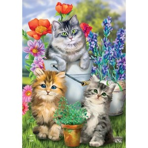 Briarwood Lane Garden Flag 18x12.5 For Outdoor Garden Cats Spring Garden Flag Flag For Spring Garden Flag Flags For Outside - 1 of 4
