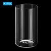 Unique Bargains High Borosilicate Glass Wear Resistant Clear Cylinder Vase - 3 of 4