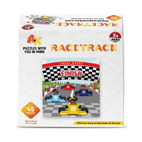 A+X Racetrack Kids' Jigsaw Puzzle - 45pc - image 1 of 4