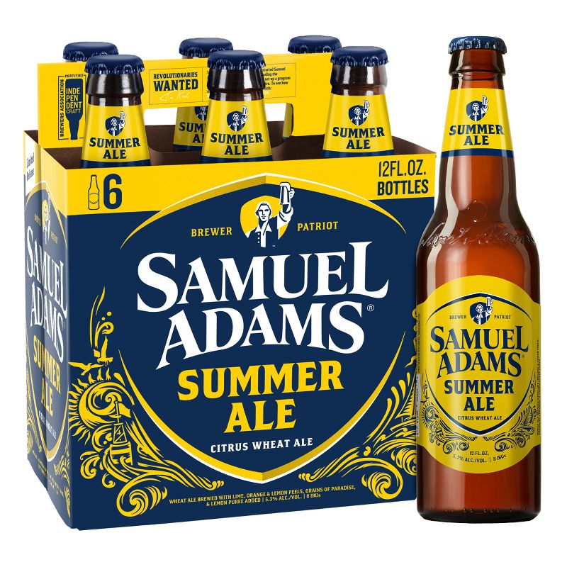 Samuel Adams Summer Ale Seasonal Beer - 6pk/12 fl oz Bottles, 1 of 11