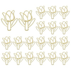 Unique Bargains Metal Funny Bookmarks Decorative Planner Clips Clamp Paper Clip 20 Pcs - 1 of 4