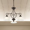 Livex Lighting Coronado 3 - Light Chandelier in  Bronze - 3 of 4
