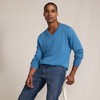 Lands' End Men's Fine Gauge Cotton V Neck Sweater - 4 of 4