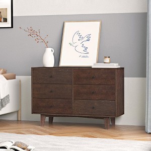 CAVINAS Classical Drawer Dresser for Bedroom,MDF Drawer with Retro Round Handle for Dining Room, Living Room,Kitchen Corridor - 1 of 4