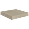 vidaXL Floating Wall Shelves 2 pcs Oak 9.1"x9.3"x1.5" MDF - 4 of 4