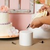 Bright Creations Foam Cake Dummies for Decorating, Display, 4 Tiers of 4" 6" 8" 10" Dummy Wedding Cake Rounds (14.4 Inches Tall) - 2 of 4