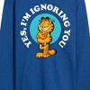 Men's - Garfield - Ignoring You Long Sleeve Graphic T-Shirt - 2 of 4