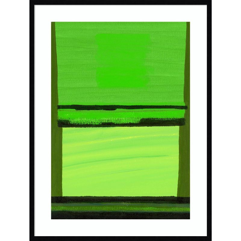 31&#34; x 41&#34; Kensington Gardens Series Green by Izabella Godlewska de Aranda Wood Framed Wall Art Print - Amanti Art, 1 of 7