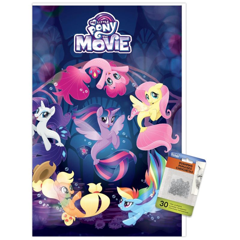 Trends International Hasbro My Little Pony Movie - Underwater Unframed Wall Poster Prints, 1 of 7