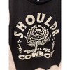 Women's Shoulda Been A Cowboy Tank Top - Country Deep - 4 of 4