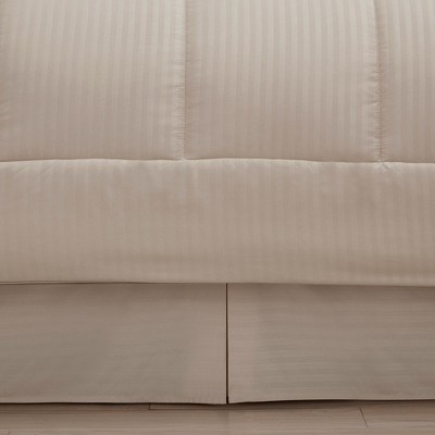 Beige Twin Down Alternative Microfiber Bed in a Bag Set