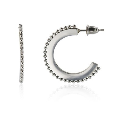 Slate by Rebl Bead C Hoop Earring