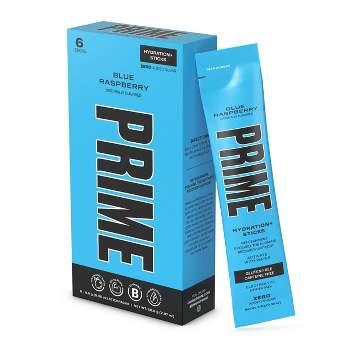 Prime Hydration+ Blue Raspberry Sticks - 6pk/0.35 oz Sticks