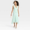 Women's Ruched Midi Sundress - A New Day™ - 3 of 3