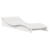 vidaXL Wooden Sun Lounger - Outdoor Chaise Lounge Chair - White Pine Daybed for Patio/Garden/Pool - 3 of 4