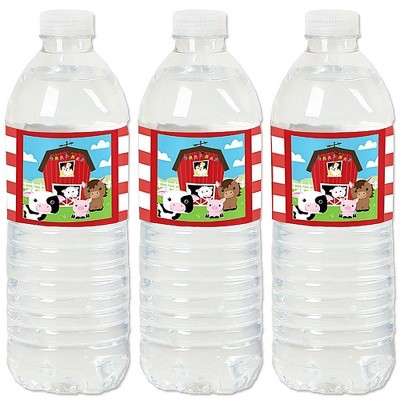 Big Dot Of Happiness Baby Boy Teddy Bear - Baby Shower Water Bottle Sticker  Labels - Set Of 20 : Target