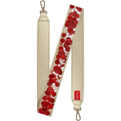 Packed Party Strap For Clear Cooper Crossbody Bag; Spirit Squad Confetti Strap For Women and Girls Fashion Purse, Handbag; Trendy for Ladies at