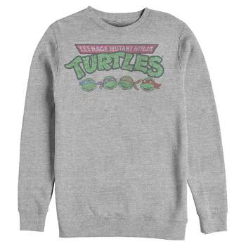 Men's Teenage Mutant Ninja Turtles Distressed Character Lineup Sweatshirt