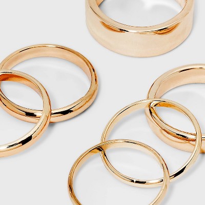 Band Ring Set 6pc - A New Day' Gold - image 2