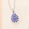 Ross-Simons 2.20 ct. t.w. Tanzanite Cluster Pendant Necklace in Sterling Silver - 3 of 4