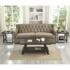 NicBex Modern Rectangle Wood Coffee Table Set of 3 with Open Storage Shelf for Living Room and Bedroom - 3 of 4
