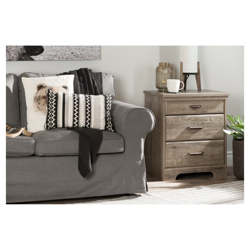 Flexible Nightstand with Charging Station and Drawers - South Shore, 5 of 11
