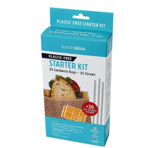 re)zip Reusable Leak-proof Food Storage Flat Bag Kit - Snack & Lunch - 5ct  : Target