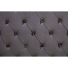 NicBex Full Daybed with Trundle,Velvet Upholstered Full Size Day Bed with Twin Size Trundle Bed Day Bed Frame with Button and Copper Nail - 4 of 4