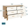 Multifunctional Storage Cabinet with Large Drawer, Spacious Sideboard for Kitchen, Dining Room, Living Room, or Home Office, Easy Assembly - 2 of 4