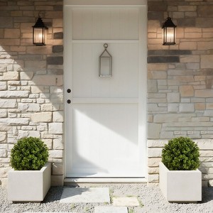 PAGED Artificial Boxwood Topiary Tree with Wood Trunk, Indoor & Outdoor Artificial Tree Faux Plants, Home Decor for Living Room, Porch - 1 of 4